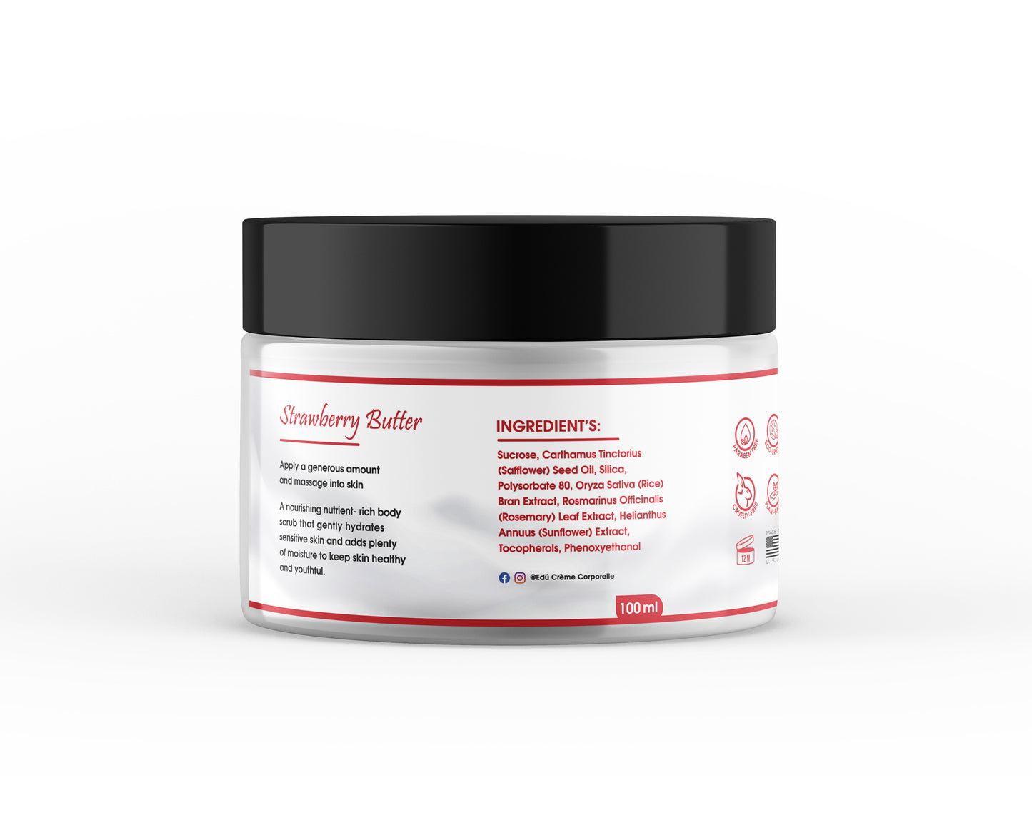 Strawberry Butter Sugar Scrub