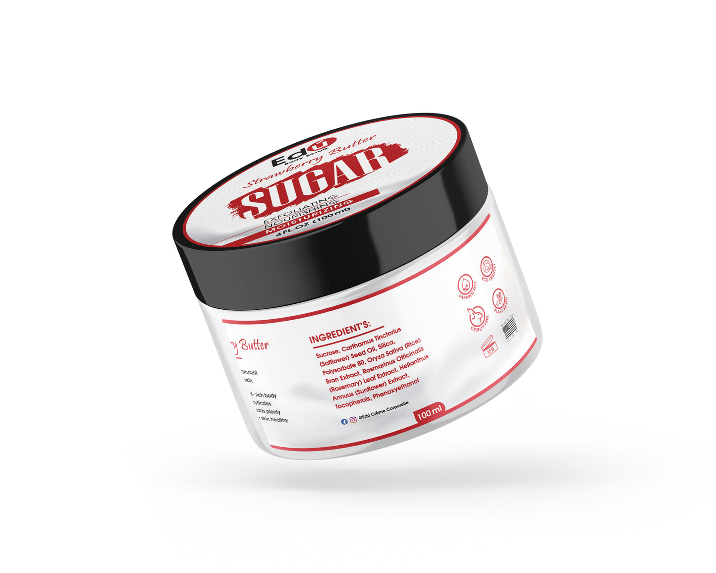 Strawberry Butter Sugar Scrub